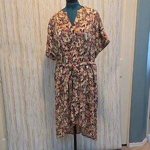 Floral Print Women's Short Sleeve Dress